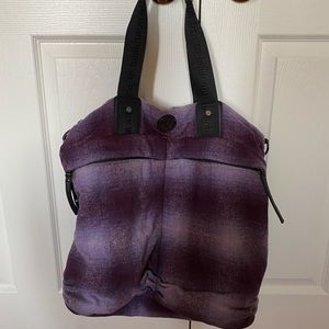 Lululemon Purple Shoulder Gym Bag